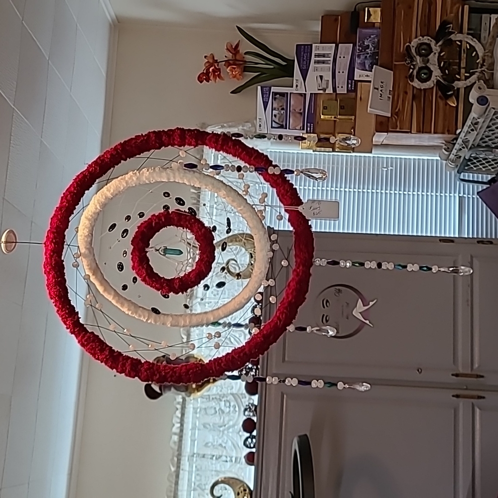 Floating dreamcatcher.